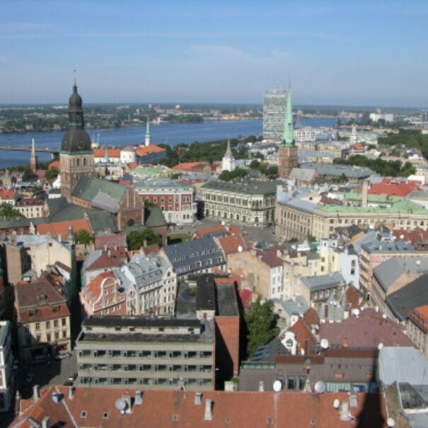 Baltic States tour - Riga panoramic view
