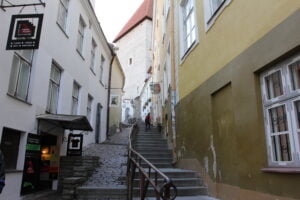 Narrow streets of Tallinn
